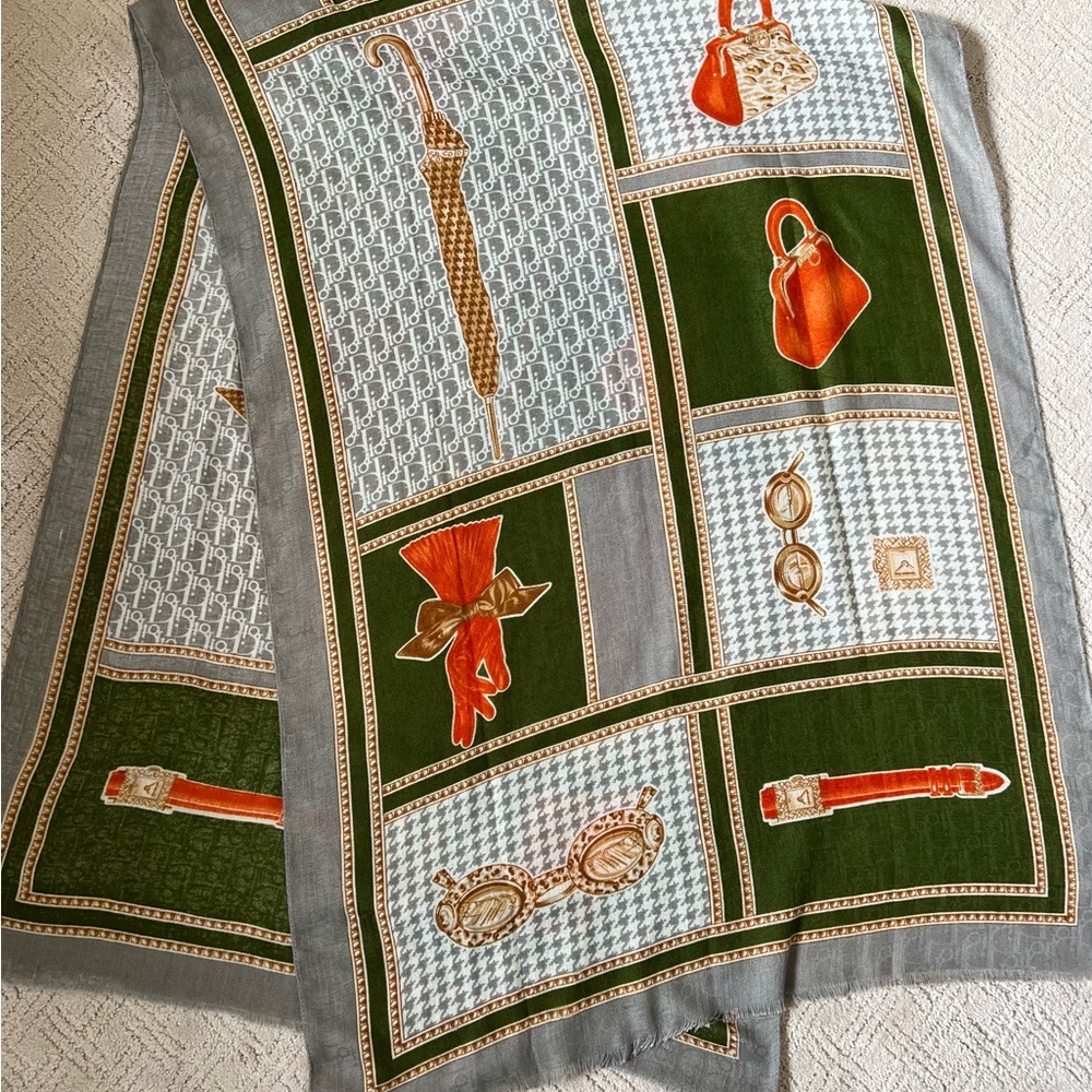 Christian Dior shawl.